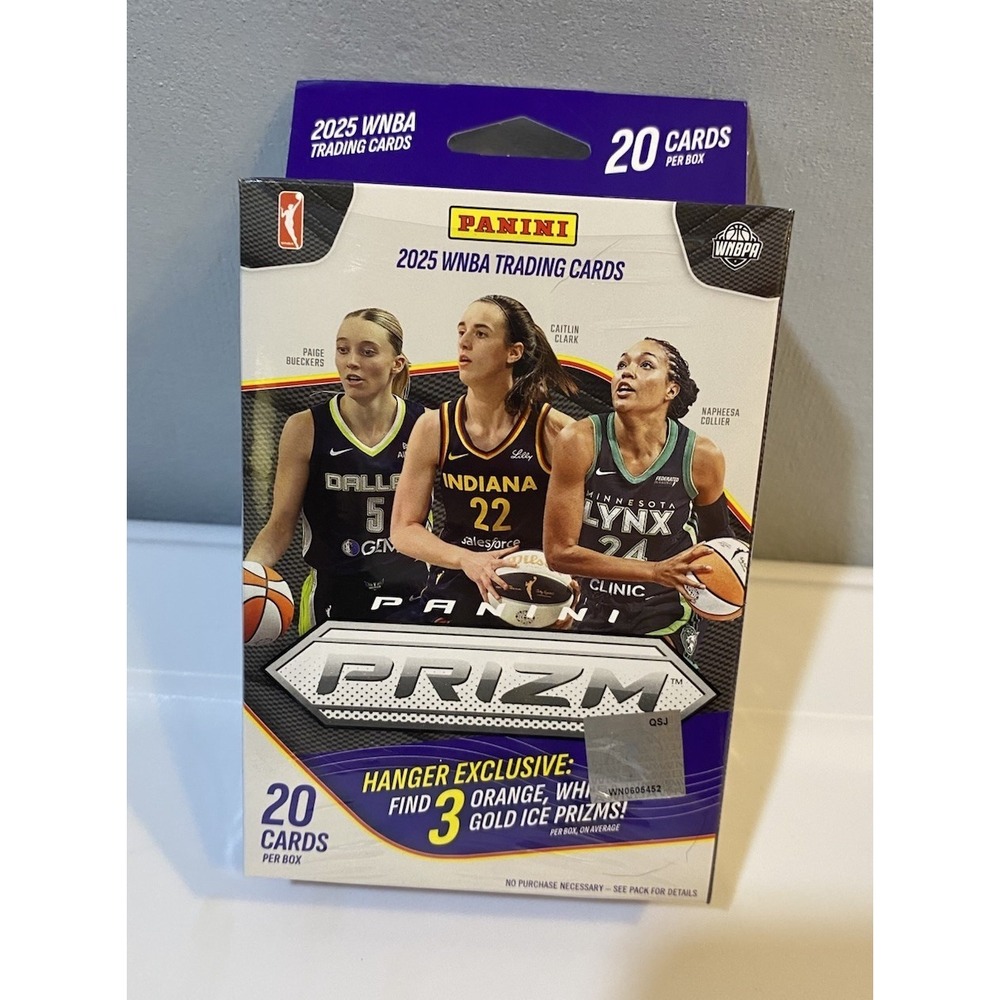 Caitlin Clark 2025 Panini Prizm WNBA Basketball Hanger Box Factory Sealed